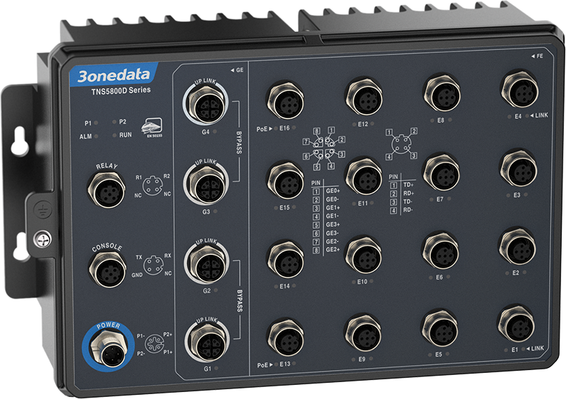 20口百千混合三层EN50155工业以太网交换机